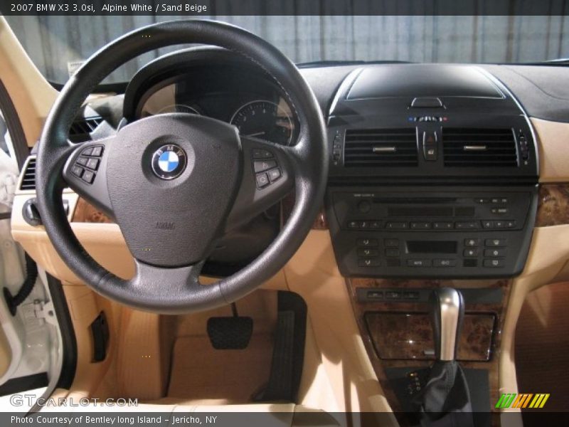 Alpine White / Sand Beige 2007 BMW X3 3.0si