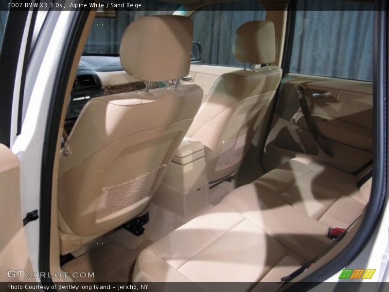 Alpine White / Sand Beige 2007 BMW X3 3.0si