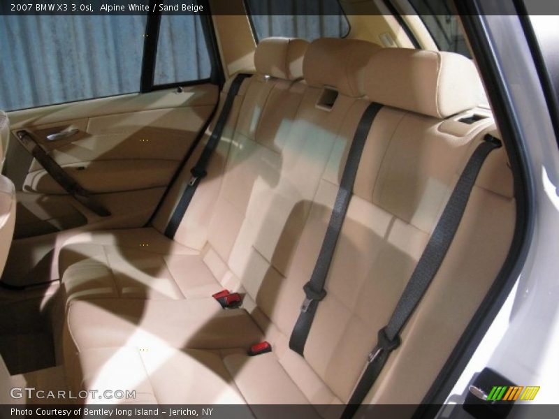 Alpine White / Sand Beige 2007 BMW X3 3.0si