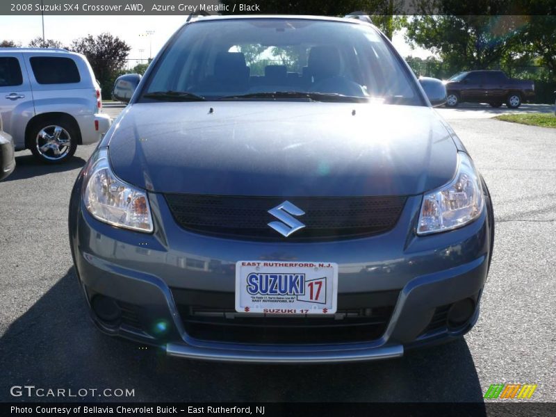 Azure Grey Metallic / Black 2008 Suzuki SX4 Crossover AWD