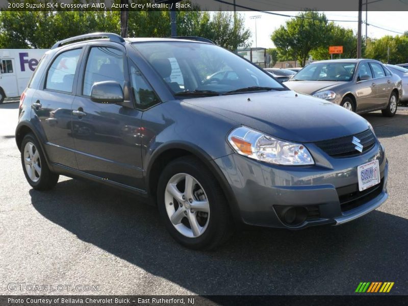 Azure Grey Metallic / Black 2008 Suzuki SX4 Crossover AWD