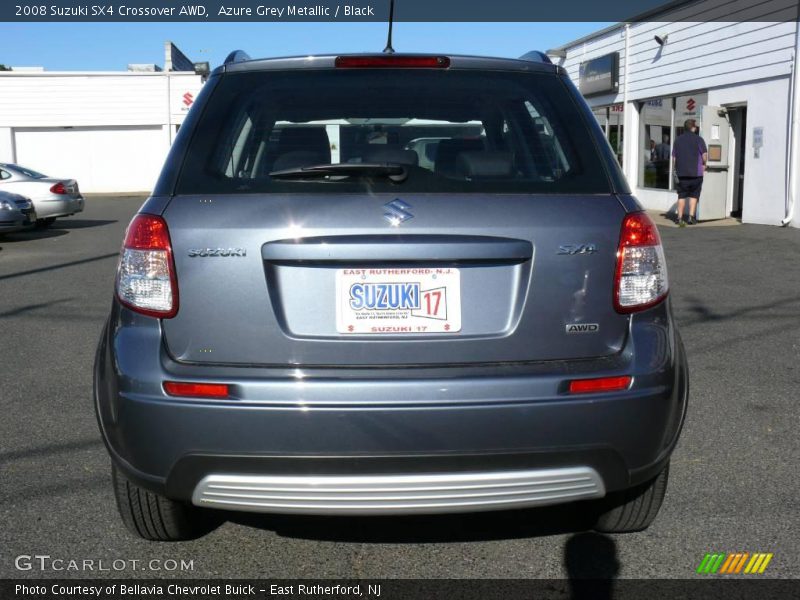 Azure Grey Metallic / Black 2008 Suzuki SX4 Crossover AWD