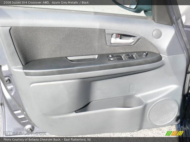 Azure Grey Metallic / Black 2008 Suzuki SX4 Crossover AWD