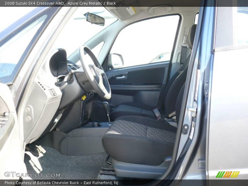 Azure Grey Metallic / Black 2008 Suzuki SX4 Crossover AWD