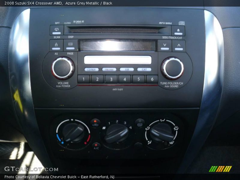 Azure Grey Metallic / Black 2008 Suzuki SX4 Crossover AWD