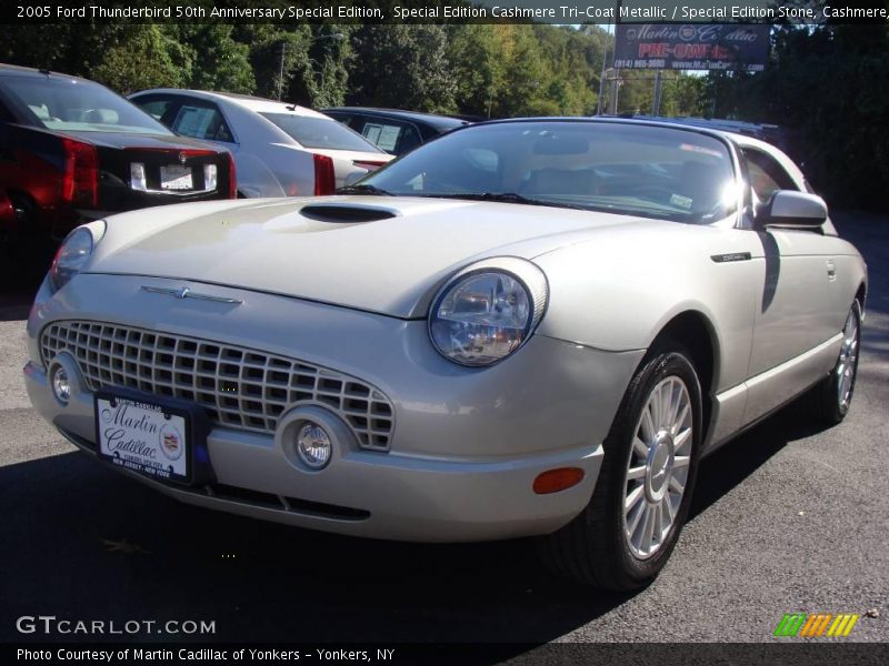 Special Edition Cashmere Tri-Coat Metallic / Special Edition Stone, Cashmere, Soft Gold 2005 Ford Thunderbird 50th Anniversary Special Edition
