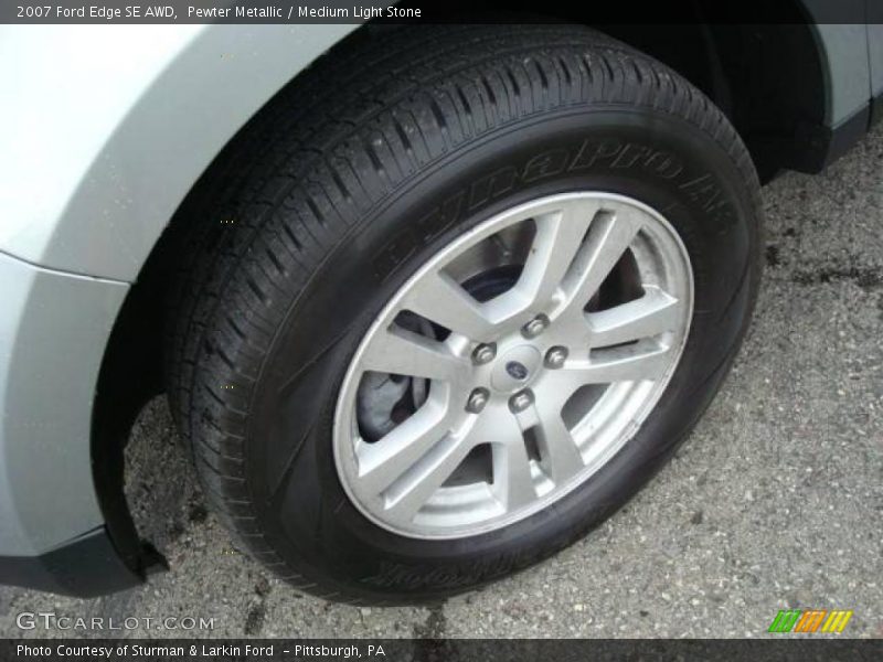 Pewter Metallic / Medium Light Stone 2007 Ford Edge SE AWD