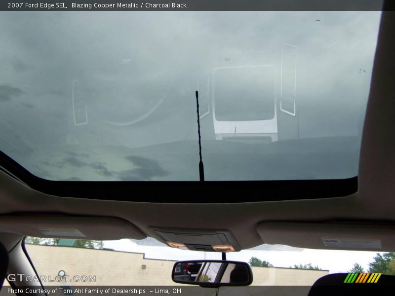 Blazing Copper Metallic / Charcoal Black 2007 Ford Edge SEL