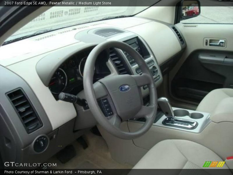 Pewter Metallic / Medium Light Stone 2007 Ford Edge SE AWD