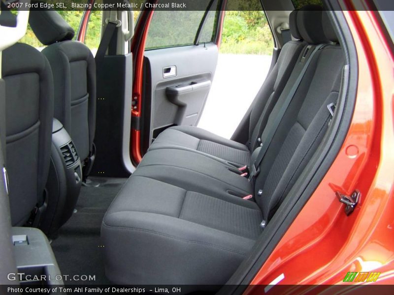 Blazing Copper Metallic / Charcoal Black 2007 Ford Edge SEL