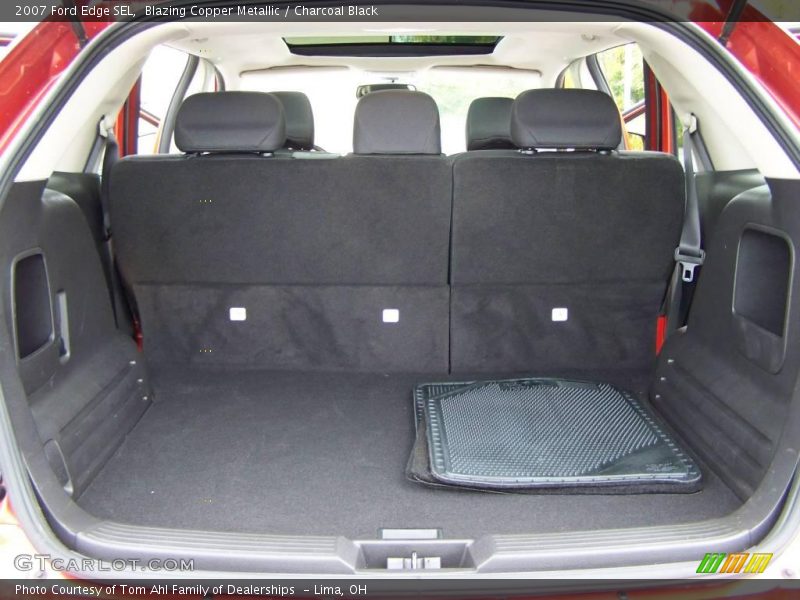 Blazing Copper Metallic / Charcoal Black 2007 Ford Edge SEL