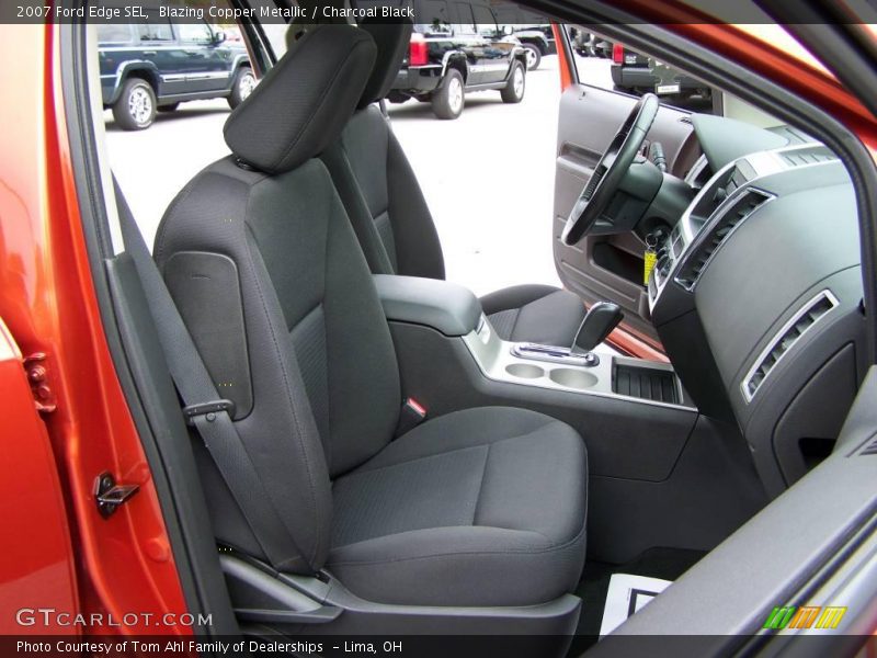 Blazing Copper Metallic / Charcoal Black 2007 Ford Edge SEL