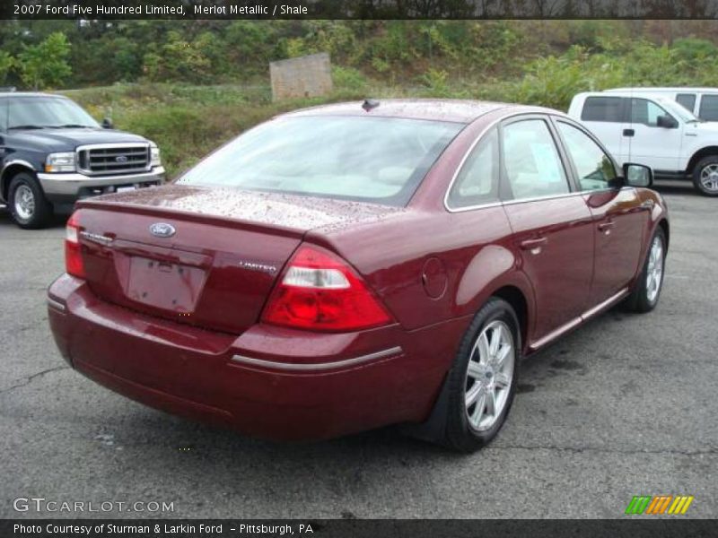 Merlot Metallic / Shale 2007 Ford Five Hundred Limited