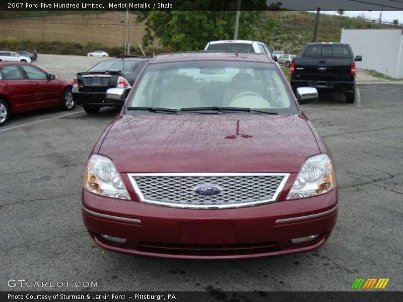 Merlot Metallic / Shale 2007 Ford Five Hundred Limited