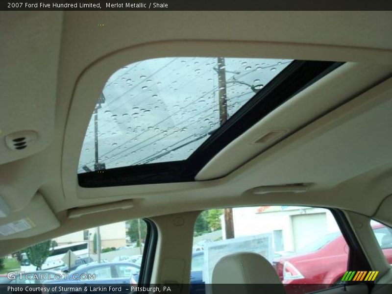 Merlot Metallic / Shale 2007 Ford Five Hundred Limited