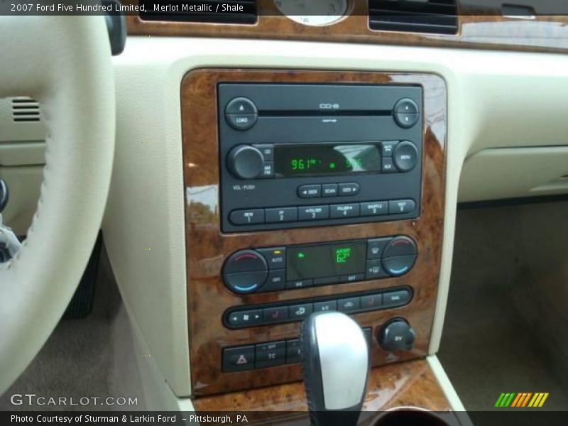 Merlot Metallic / Shale 2007 Ford Five Hundred Limited