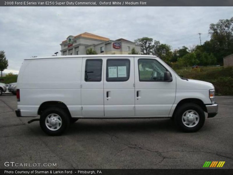 Oxford White / Medium Flint 2008 Ford E Series Van E250 Super Duty Commericial