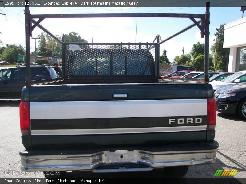 Dark Tourmaline Metallic / Grey 1995 Ford F250 XLT Extended Cab 4x4