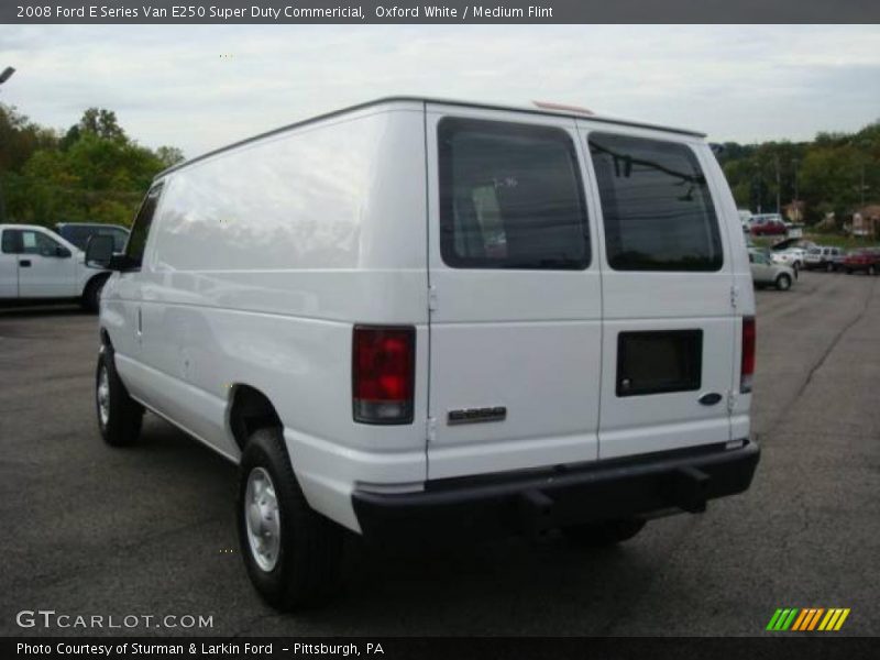 Oxford White / Medium Flint 2008 Ford E Series Van E250 Super Duty Commericial