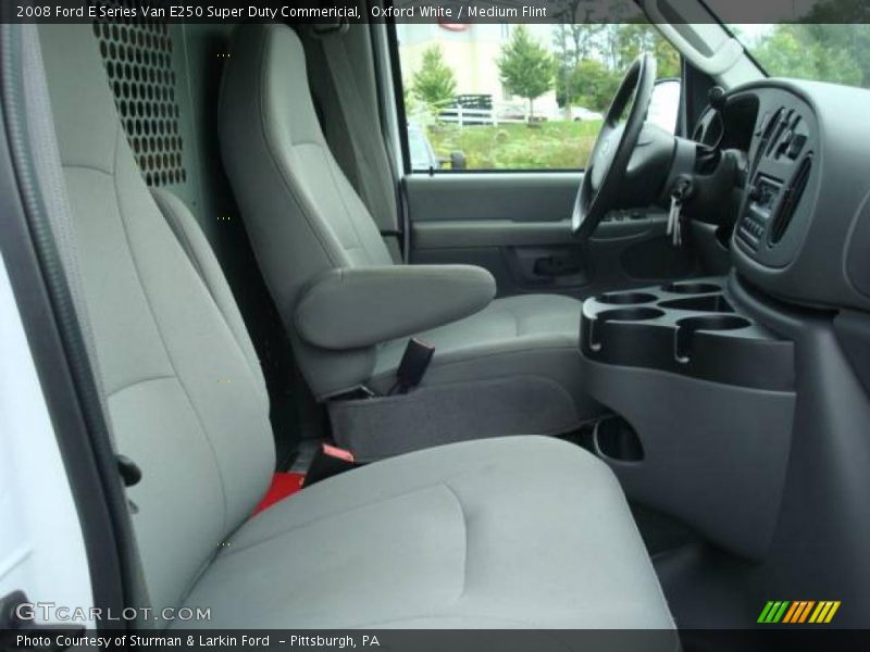 Oxford White / Medium Flint 2008 Ford E Series Van E250 Super Duty Commericial