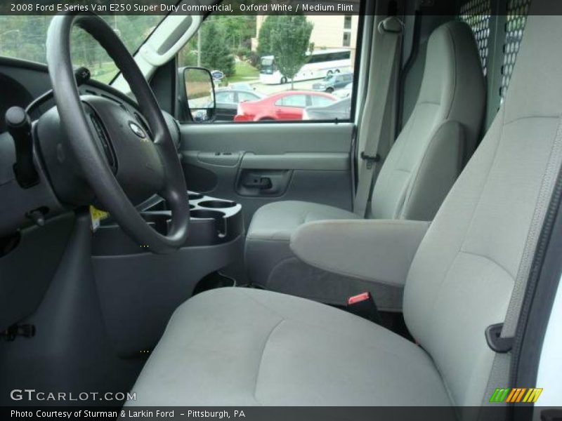 Oxford White / Medium Flint 2008 Ford E Series Van E250 Super Duty Commericial