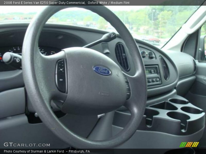 Oxford White / Medium Flint 2008 Ford E Series Van E250 Super Duty Commericial