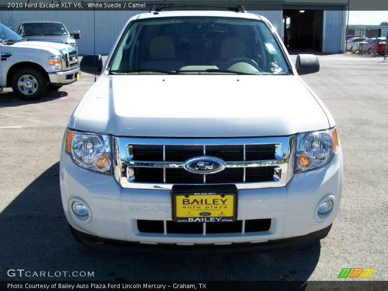 White Suede / Camel 2010 Ford Escape XLT V6