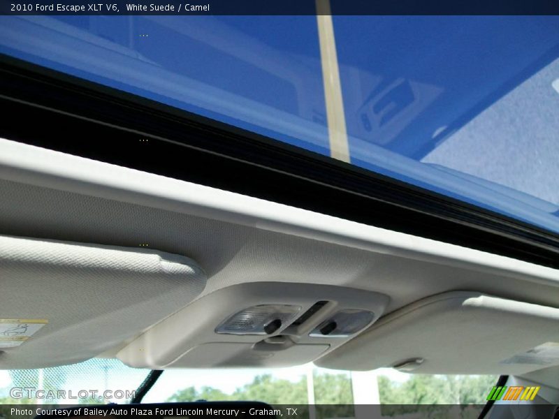 White Suede / Camel 2010 Ford Escape XLT V6