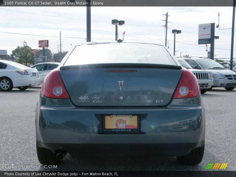 Stealth Gray Metallic / Ebony 2005 Pontiac G6 GT Sedan