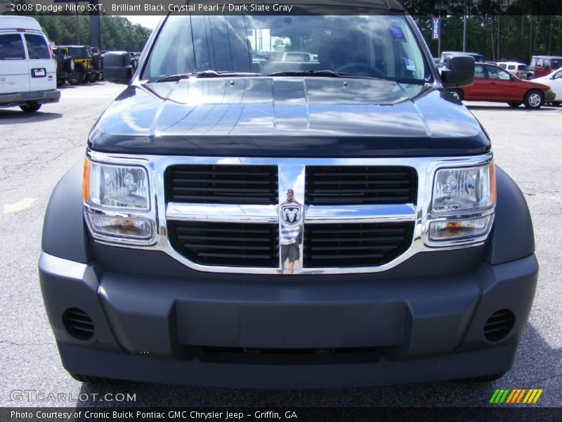 Brilliant Black Crystal Pearl / Dark Slate Gray 2008 Dodge Nitro SXT