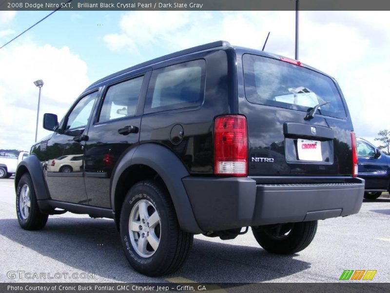 Brilliant Black Crystal Pearl / Dark Slate Gray 2008 Dodge Nitro SXT