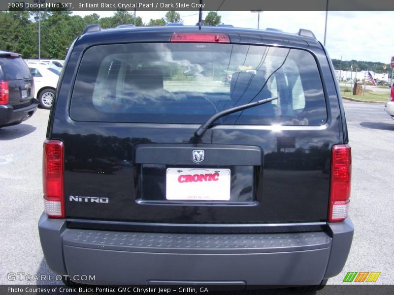 Brilliant Black Crystal Pearl / Dark Slate Gray 2008 Dodge Nitro SXT
