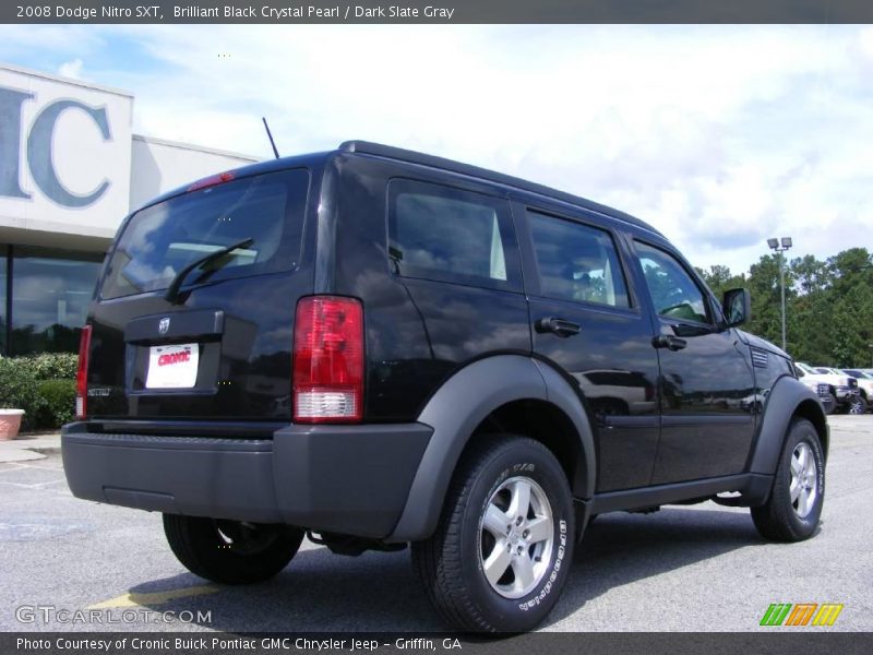 Brilliant Black Crystal Pearl / Dark Slate Gray 2008 Dodge Nitro SXT