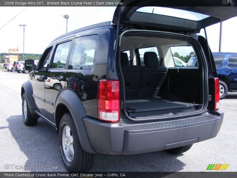 Brilliant Black Crystal Pearl / Dark Slate Gray 2008 Dodge Nitro SXT