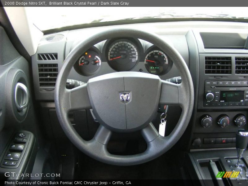 Brilliant Black Crystal Pearl / Dark Slate Gray 2008 Dodge Nitro SXT