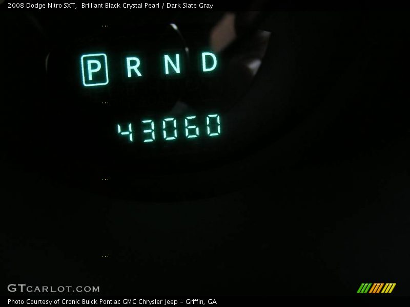 Brilliant Black Crystal Pearl / Dark Slate Gray 2008 Dodge Nitro SXT