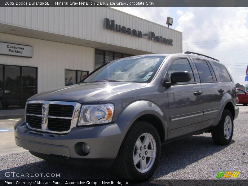 Mineral Gray Metallic / Dark Slate Gray/Light Slate Gray 2009 Dodge Durango SLT