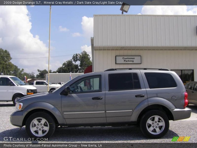 Mineral Gray Metallic / Dark Slate Gray/Light Slate Gray 2009 Dodge Durango SLT