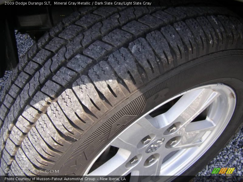 Mineral Gray Metallic / Dark Slate Gray/Light Slate Gray 2009 Dodge Durango SLT