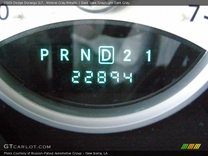 Mineral Gray Metallic / Dark Slate Gray/Light Slate Gray 2009 Dodge Durango SLT