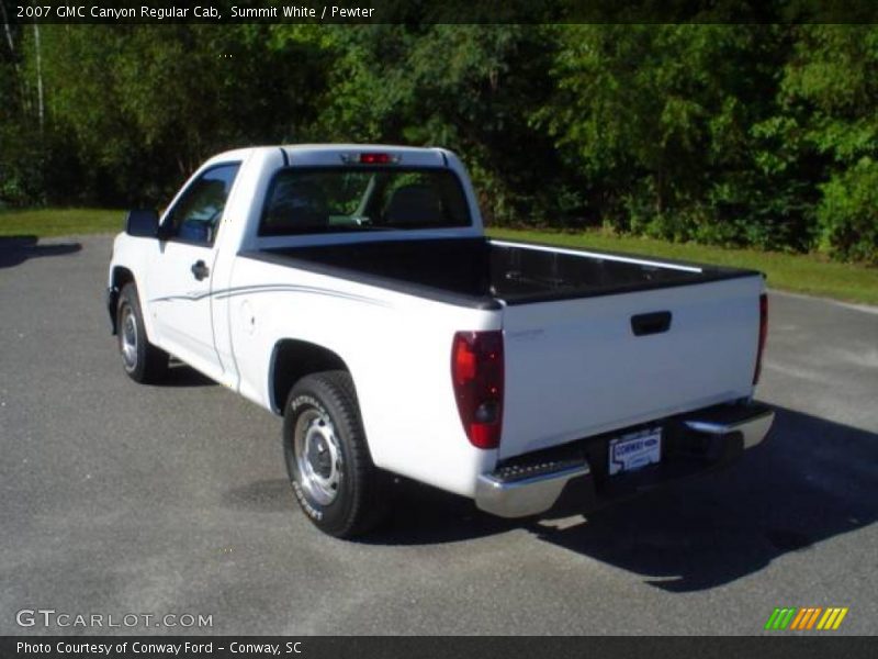 Summit White / Pewter 2007 GMC Canyon Regular Cab