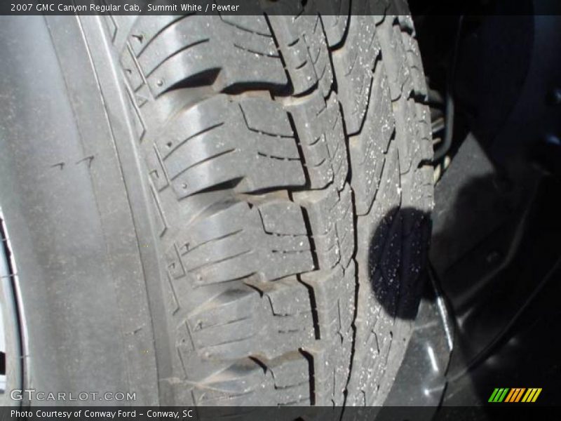 Summit White / Pewter 2007 GMC Canyon Regular Cab