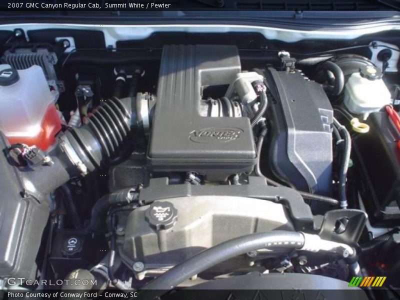 Summit White / Pewter 2007 GMC Canyon Regular Cab