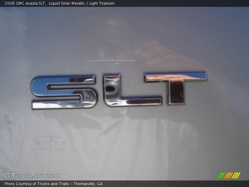 Liquid Silver Metallic / Light Titanium 2008 GMC Acadia SLT