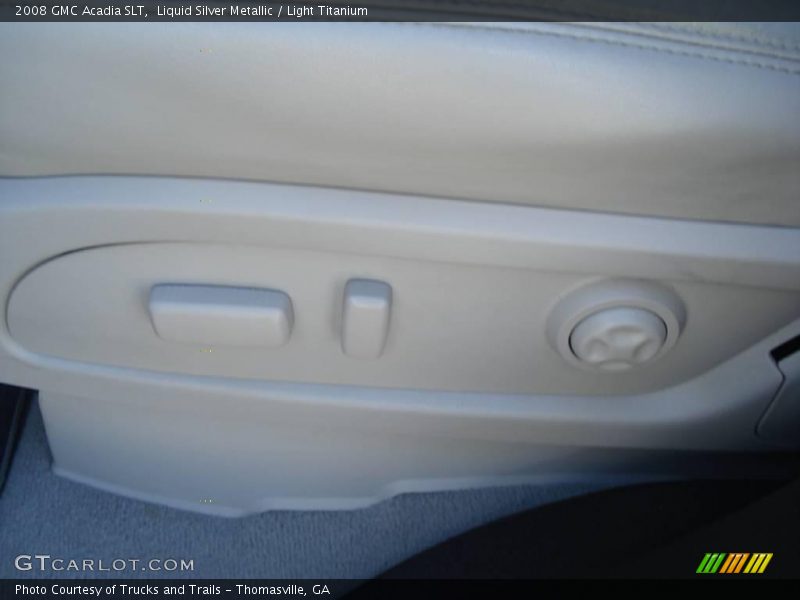 Liquid Silver Metallic / Light Titanium 2008 GMC Acadia SLT
