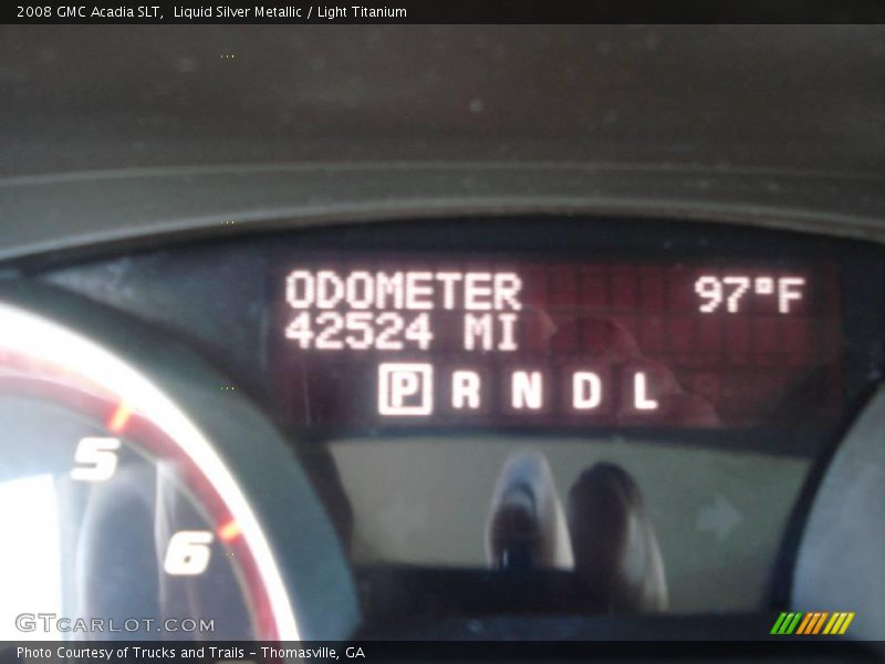 Liquid Silver Metallic / Light Titanium 2008 GMC Acadia SLT