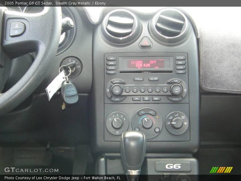 Stealth Gray Metallic / Ebony 2005 Pontiac G6 GT Sedan