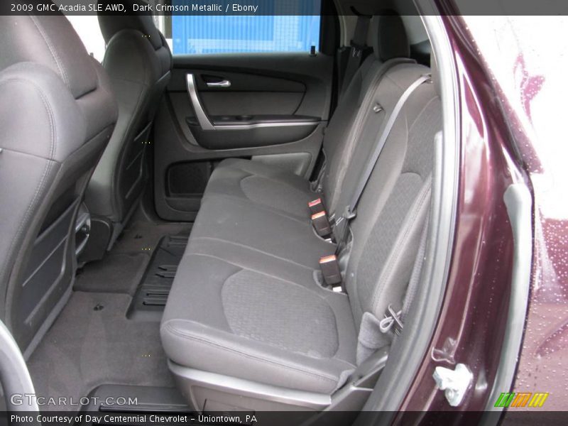 Dark Crimson Metallic / Ebony 2009 GMC Acadia SLE AWD