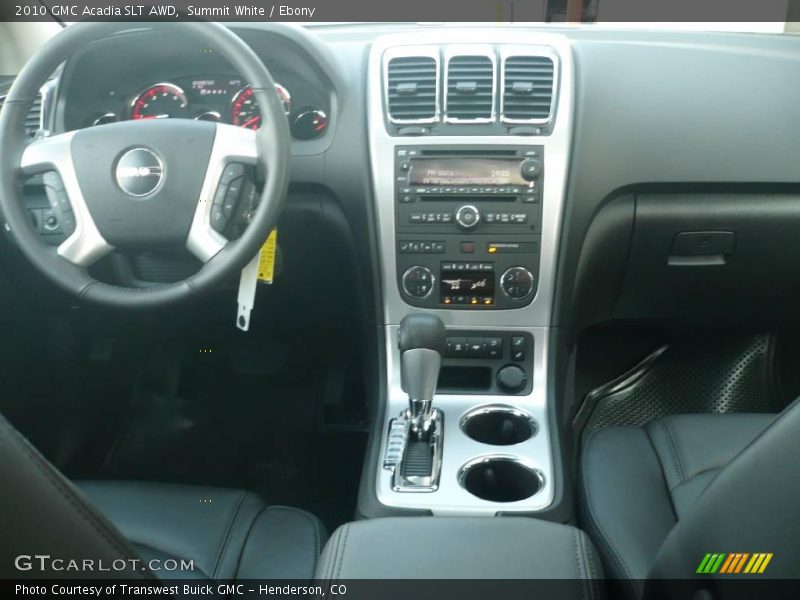 Summit White / Ebony 2010 GMC Acadia SLT AWD