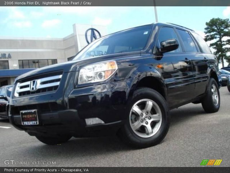 Nighthawk Black Pearl / Gray 2006 Honda Pilot EX